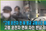 "고령 운전자 한해 평균 교통사고 증가" ... 고령 운전자 면허 자진 반납 저조